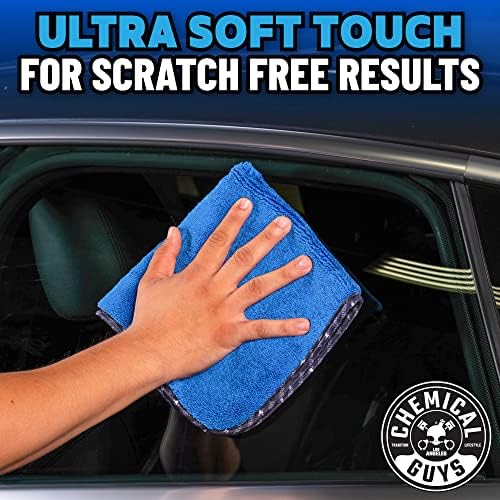 Chemical Guys, Professional Microfiber Towels, 16 x 16 in, Blue, 3 Pack - Image 5
