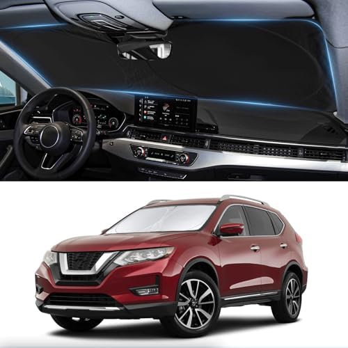 Windshield Sunshade for Nissan Rogue 3rd Gen 2021-2025 2026 Window Shade by INSAUTO