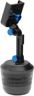 WeatherTech CupFone with Extension – Adjustable, Universal Cup Holder Cell Phone Mount Car & Truck Accessory – Best Design for iPhone & Smartphone Charging – Royal Blue Metal Knobs by WeatherTech
