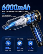 houscly Car Vacuum Cordless Mini Handhled 4-in-1 High Power Cleaner 20000Pa - Image 3