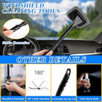 38Pcs Car Wash Detailing Kit Cleaning Kits with Foam Gun Sprayer Collapsible Bucket Drill Brush Large Wash Mitt Towels Complete Interior Exterior Car Washing Supply Set Blue - Image 5
