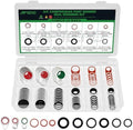 110PCS A/C Compressor Port Bonded Seal Gasket Kit, A/C Seal Washers by Japtend