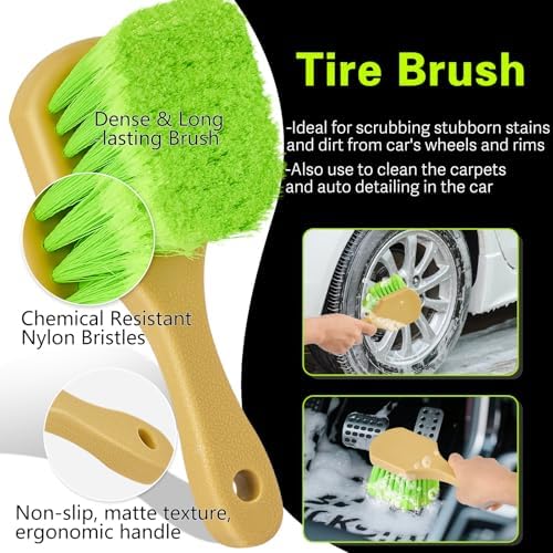 Car Wash Brush with Long Handle - Extendable Car Wash Mop & Sponge - Image 6