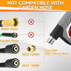 M MINGLE Pressure Washer Foam Cannon Kit, Car Wash Brush with Long Handle - Image 6