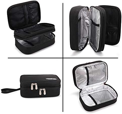 apollo walker Insulin Cooler Travel Case with Ice Packs and Insulation | TSA Approved Includes 2 x 90g ice packs for 9-hour cooling insulin pens & syringes for Diabetics to Carry (Black) - Image 6