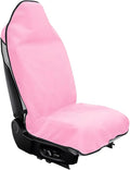 Car Towel Seat Cover, Waterproof Sweating Towel Non-Slip Front Seat Protector, Universal Soft Carseat Protective Cover for Gym Workout Running Swimming, Car Accessories (Pink) by Unknown