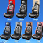 Fit Liberty Car Seat Covers Compatible with Jeep Liberty 2002-2010 2011 2012-Premium Leather,Waterproof,Breathable,Airbag Compatible &All-Weather Seat Cushion Protecto(2 Front,Black) - Image 6