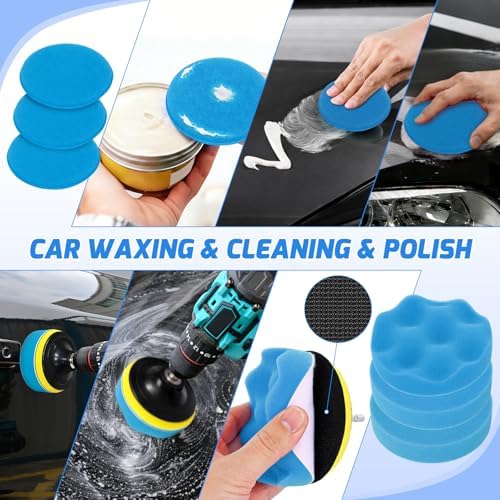 Nilight 52PCS Car Detailing Kit for Interior Exterior Car Care, Blue - Image 7