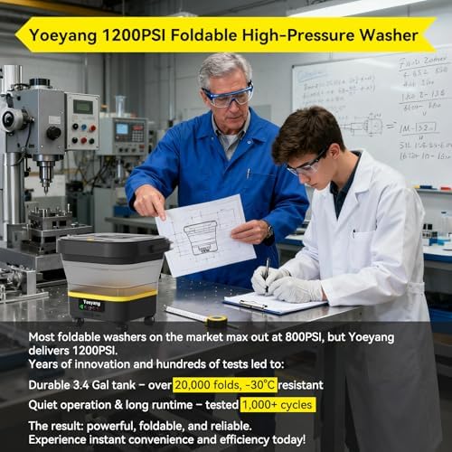 Portable Cordless Cleaner with Tank: Foldable Electric Cleaning Tool - Image 7