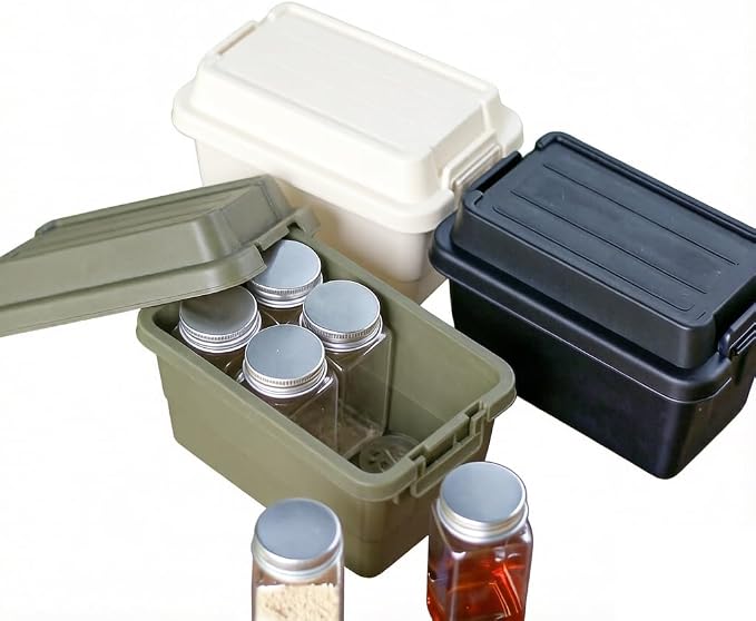 6-Piece Camping Spice Kit, BPA-Free Leakproof, Portable Seasoning Organizer for Travel by Unknown
