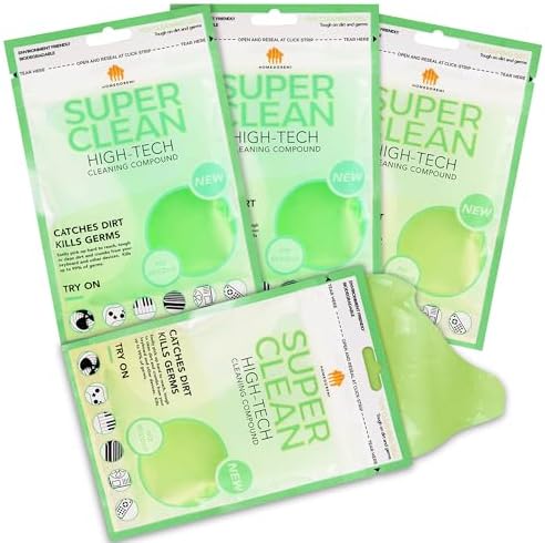 FiveJoy Car Cleaning Gels, 4-Pack Universal Auto Detailing Tools Car Interior Cleaner Putty, Dust Cleaning Mud for PC Tablet Laptop Keyboard, Camera, Printers, Calculator - 320g (2.8oz/pcs) by FiveJoyPremiumOutdoorGear