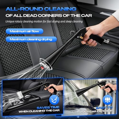 Detailing Car Cleaning Gun Interior Dryer Air Blow Gun, High Pressure Blower Gun, Car Detailing Tools for Quickly Blowing Out Dirt and DustWorking with Air - Image 3