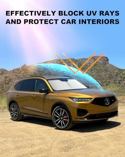 Foldable Front Windshield Sunshade fit for Acura MDX 2021-2026 - Image 5