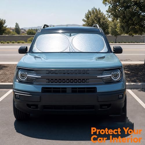 Sunshade for Ford Bronco Sport 2021-2025 2026 Windshield Sun Shade Shield - Image 2