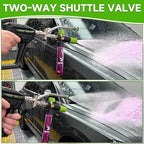 Tool Daily Pressure Washer Short Gun with Mini Foam Cannon Dual Connector - Image 4