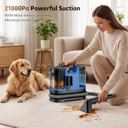 Portable Carpet Cleaner Machine, 21kPa Fabric Spot Cleaner Machine - Image 2