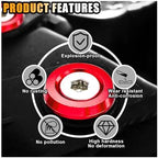 smilfuy 20PCS Aluminum Bumper Fender Washer Stainless Steel Bolts, Red - Image 4