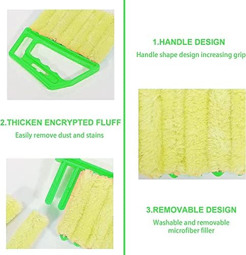 2 Pcs Blind Cleaner - Washable Window Blind Cleaner Duster Tool - Image 3