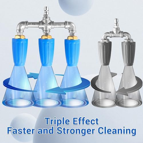Triple Turbo Nozzle Pressure Washer, 1/4" Quick Connector, 4000 PSI - Image 2