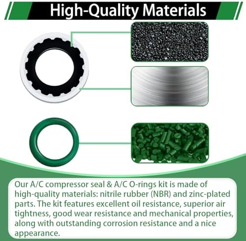 40pcs A/C Compressor Seal Washers and 175pcs A/C O Rings Kit - Image 4