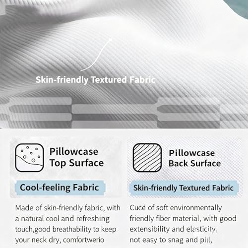 27° Sweet Spot Pillow for Neck & Back Support for Reading Rest (Blue) - Image 7