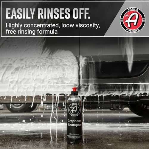 Adam's Polishes Graphene Shampoo 5 Gallon - Graphene Ceramic Coating Infused Car Wash Soap - Powerful Cleaner & Protection In One Step - pH Neutral, High Suds For Foam Cannon & Gun, Detailing Bucket - Image 6