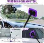 17PCS Car Cleaning Kit, Purple Car Interior Detailing Kit with High Power Handheld Vacuum, Detailing Brush Set, Windshield Cleaner, Cleaning Gel, Complete Auto Accessories for Women Gift - Image 3