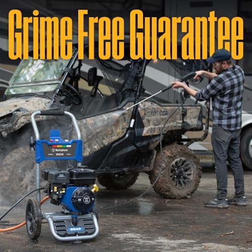 Westinghouse WPX2700 Gas Pressure Washer, 2700 PSI and 2.3 GPM, Onboard Soap Tank, Spray Gun and Wand, 5 Nozzle Set, for Cars/Fences/Driveways/Homes/Patios/Furniture - Image 5