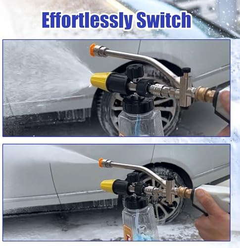 Tool Daily Foam Cannon Dual Connector Accessory, 1/4" Quick Connect - Image 3