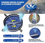MEKOH 20” Heavy-Duty Pressure Washer Surface Cleaner with Wheels, 4500PSI - Image 3