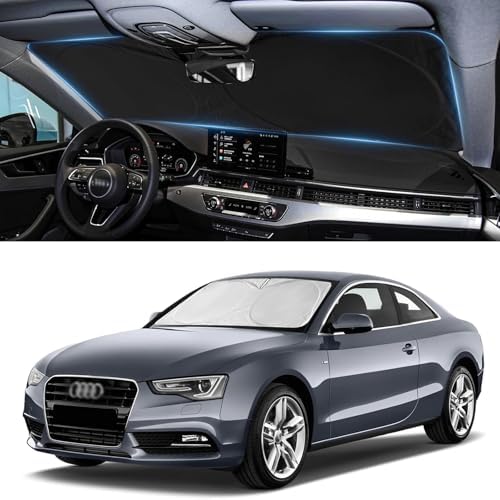 Windshield Sunshade for Audi A4 A5 & S5 RS5 2018-2024 2025 2026 Sun Visor by INSAUTO