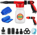 Car Wash Foam Gun/Hose Sprayer, 16 IN 1 Foam Cannon for Car/Garden Cleaning by MYPIN