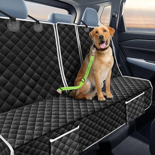 Dog Car Seat Cover for Volvo XC40 XC60 S60 S90 Back Seat 2027 2026 2025 | 2024-2000 Rear Seat Accessories, Waterproof Pet Bench Backseat Covers with Non-Slip Backing - Image 2