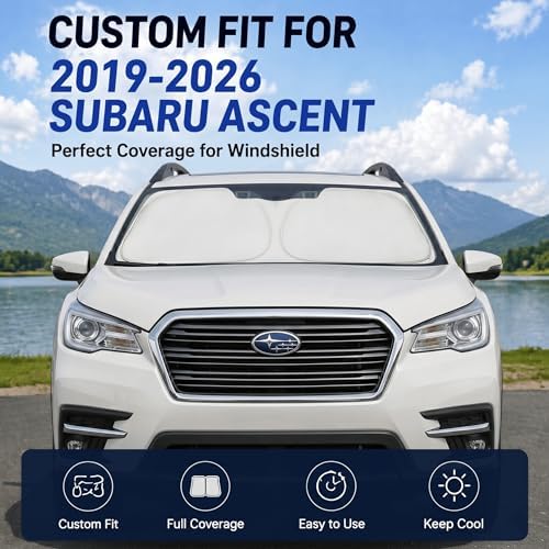 Custom Fit Windshield Sun Shade for Subaru Ascent 2019-2026 - Image 2