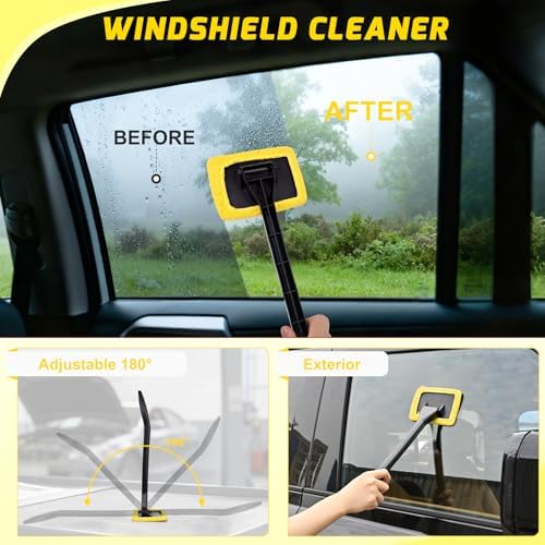 Nilight 37PCS Car Detailing Kit for Interior Exterior Car Care, Yellow - Image 4