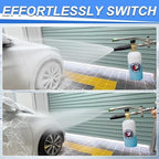 Tool Daily Foam Cannon with Dual Connector Accessory, 1/4" Quick Connect - Image 4