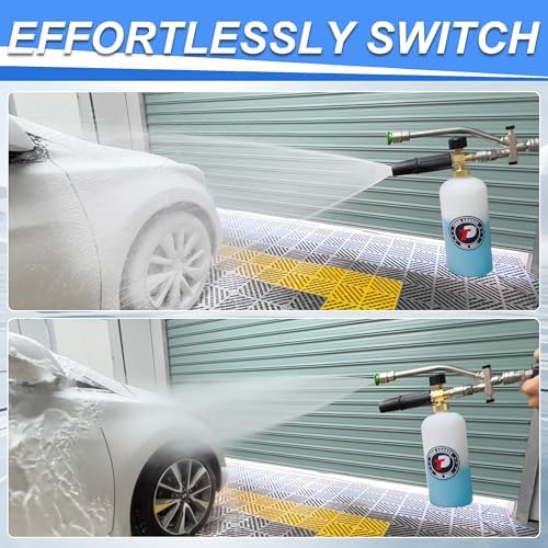Tool Daily Foam Cannon with Dual Connector Accessory, 1/4" Quick Connect - Image 4