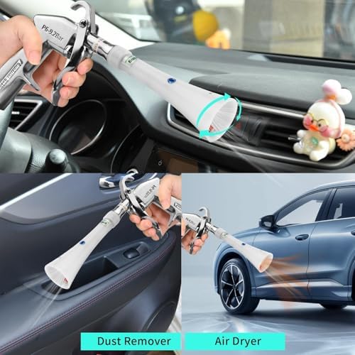 GOCCIDA Tornado Car Cleaning Gun Powerful Dry Car Detailing Air Gun Blower - Image 6