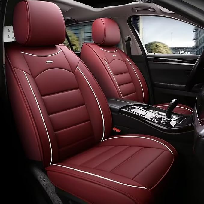 for car seat Covers Non-Slip （E.g, for Tesl,for Mercedes-Benz,for BMW,for Audi, for Ford, for Honda, for Nissan,for Toyota,for Chevrolet,for Jeep.. (Red) - Image 6