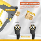 FIXFANS Foam Cannon Gun Dual Connector Accessory for Pressure Washer - Image 6