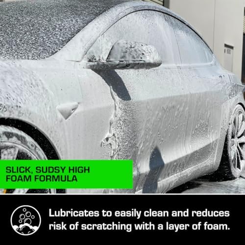 Ceramic Car Shampoo - Slick Car Wash Soap for Ceramic Coatings - pH-Balanced Car Wash Shampoo - Adds Hydrophobic Protection | Enhances Coatings, Waxes or Sealants | Incredible Shine - Image 5