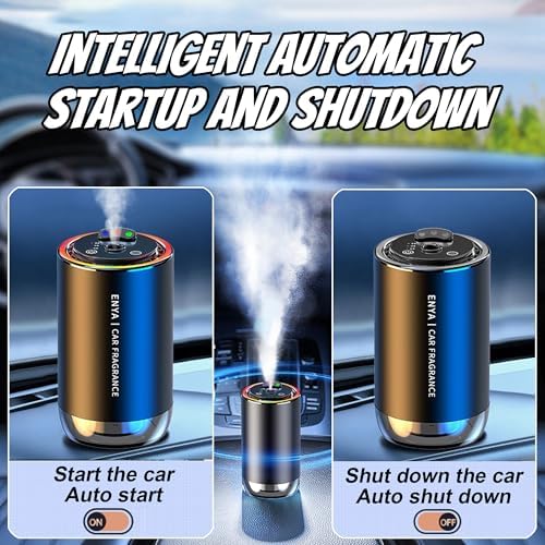 Smart Car Air Freshener, Car Air Freshener Diffuser with 3 Color Starry Sky Projection, Cars Scent Diffuser with RGB Music Syncing Light, 3 Mode Adjustable, Auto On/Off Cars Diffuser, 50ml Cologne - Image 3