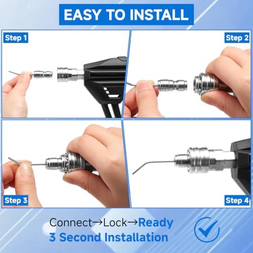 Pressure Washer Needle Nozzle Kit, 8 Pack, 2-4 GPM - Image 6