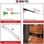 Simpson Cleaning 80149 Universal 16-Inch Pressure Washer Wand for Cold Water Use up to 3600 PSI, Silver - Image 3