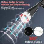 HANDY High Pressure Car Interior Cleaning Gun Interior Dryer Hair Dryer Car Detail Gun Fast Drying Blows Away Dust and Dirt Using Air - Image 6