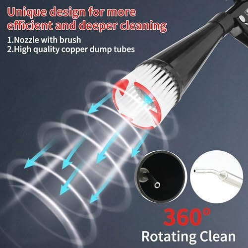 HANDY High Pressure Car Interior Cleaning Gun Interior Dryer Hair Dryer Car Detail Gun Fast Drying Blows Away Dust and Dirt Using Air - Image 6