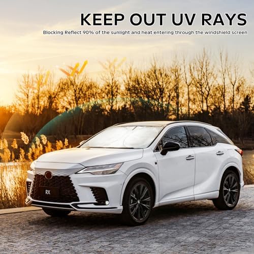 Windshield Sun Shade for 2016-2022 Lexus RX 350 450h Sunshade Window Visor - Image 3