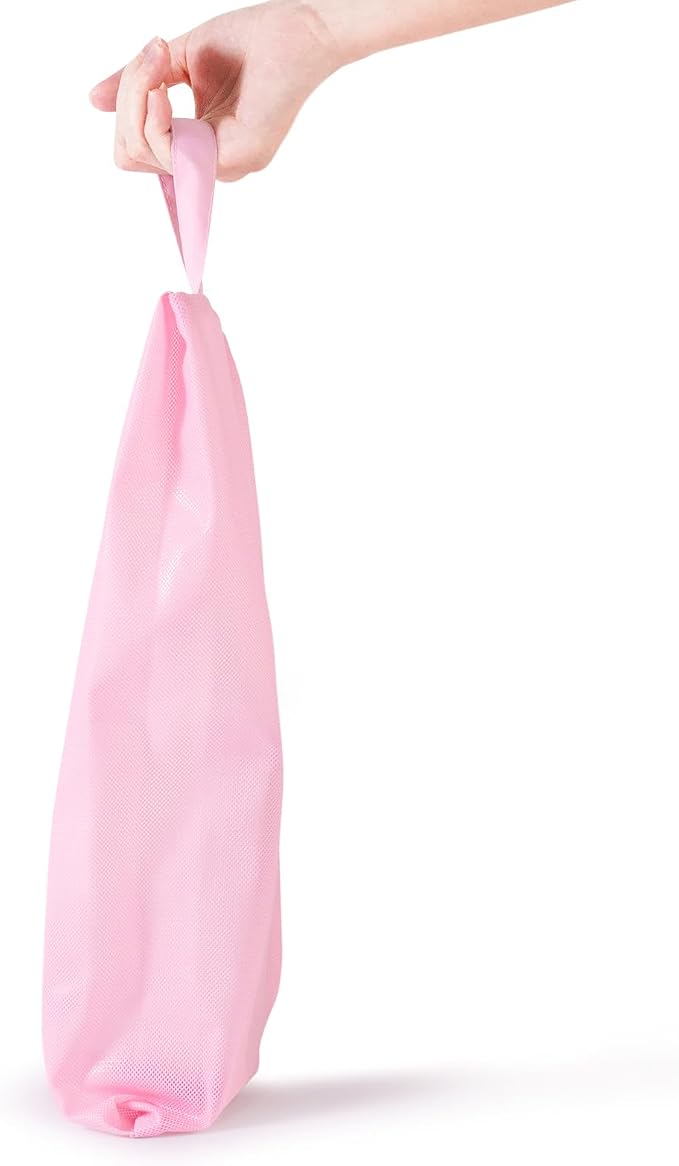 pack all Shoe Bag for Travel, Water-Resistant Shoe Pouch for Sports | Odor-Resistant, Dustproof, Portable, Soccer Cleats & Gym Storage, Fits Up to Size 11, 2 Pack, Pink - Image 3