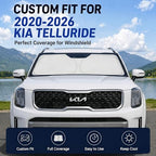Custom Fit Windshield Sun Shade for Kia Telluride 2020-2026 - Image 2