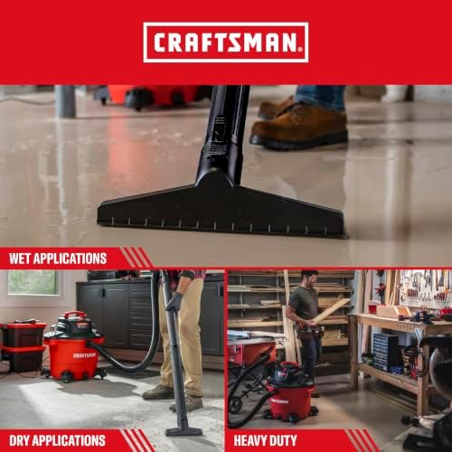 CRAFTSMAN CMXEVBE18695 16 Gallon 6.5 Peak HP Wet Dry Shop Vacuum - Image 4